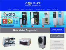 Tablet Screenshot of colentco.com